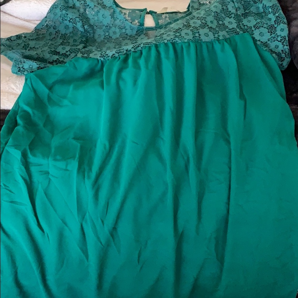Green dress